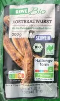 Mängden socker i Rostbratwurst