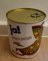 Mängden socker i Dose Erbsen-Eintopf