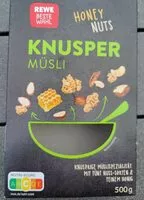Mängden socker i Knusper Müsli Honey Nuts