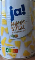 Mängden socker i Ananas Stücke