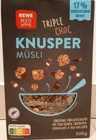 Mängden socker i Knusper Müsli Triple Choc