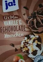 Mängden socker i Vanille und Schokolade Hörnchen