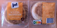 Mängden socker i Weizen Toastbrötchen