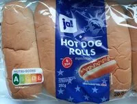 Mängden socker i Backwaren - Hot Dog Rolls