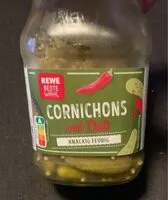 Mängden socker i Cornichons mit Chili