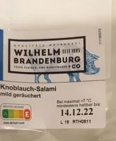 Mängden socker i Knoblauch-Salami