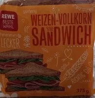 Mängden socker i Weizen-Vollkorn Sandwich