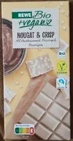 Mängden socker i Nougat & Crisp vegan