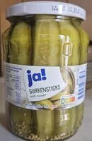 Mängden socker i Gurkensticks