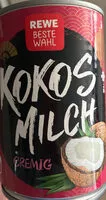 Mängden socker i Kokosmilch cremig