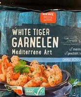 Mängden socker i White Tiger Garnelen Mediterrane Art