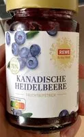 Mängden socker i Kanadische Heidelbeere