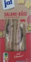 Mängden socker i Salami-Käse sandwich