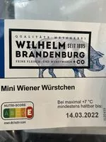 Mängden socker i Mini Wiener Würstchen