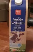 Mängden socker i Weidevollmilch
