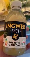 Mängden socker i Ingwer shot