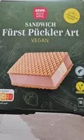 Mängden socker i Sandwich Fürst Pückler Art vegan
