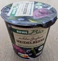 Mängden socker i milder Joghurt Heidelbeere