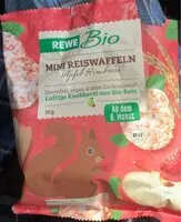 Mängden socker i Mini Reiswaffeln apfel-Himbeere