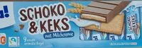 Mängden socker i Schoko & Keks mit Milchcreme
