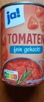 Mängden socker i Tomaten gehackt