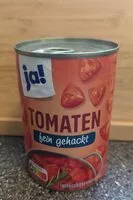 Mängden socker i Tomaten gehackt