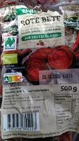 Mängden socker i Rote Beete