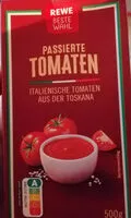 Mängden socker i passierte Tomaten