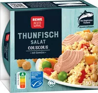 Mängden socker i Thunfischsalat Couscous mit Gemüse
