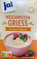 Mängden socker i Weichweizen Grieß