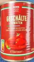 Mängden socker i Geschälte Tomaten