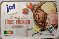 Mängden socker i Eis nach Art Fürst Pückler mit Schlagsahne