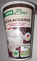 Mängden socker i Schlagsahne 30 % (Bio)