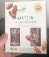 Mängden socker i Datteln in Speckmantel