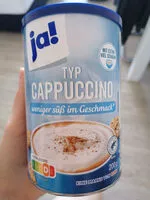 Mängden socker i Typ Cappuccino - weniger süß im Geschmack