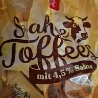 Mängden socker i Sahne Toffees Rewe
