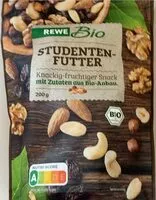 Mängden socker i Studentenfutter
