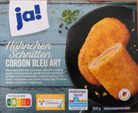 Mängden socker i Hänchen Schnitten Cordon Bleu Art