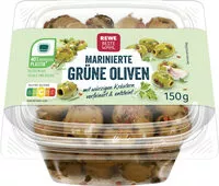 Mängden socker i Marinierte Grüne Oliven mit würzigen Kräutern verfeinert