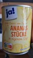 Mängden socker i Ananas Stücke