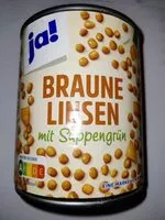 Mängden socker i Braune Linsen mit Suppengrün