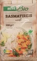 Mängden socker i Rewe Bio Basmatireis weiß