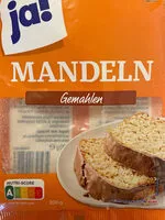 Mängden socker i Mandeln gehobelt