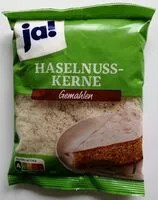 Mängden socker i Haselnüsse gemahlen