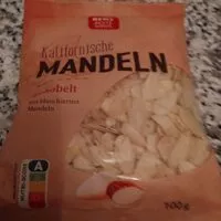 Mängden socker i Mandeln gehobelt