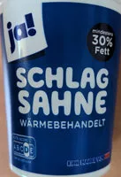 Mängden socker i Schlagsahne