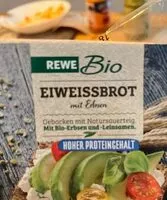Mängden socker i Bio-Eiweißbrot mit Erbsen