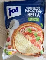 Mängden socker i Geriebener Mozzerella