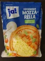 Mängden socker i Geriebener Mozzarella