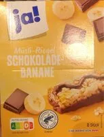 Mängden socker i Müsli-Riegel Schokoladd-Banane